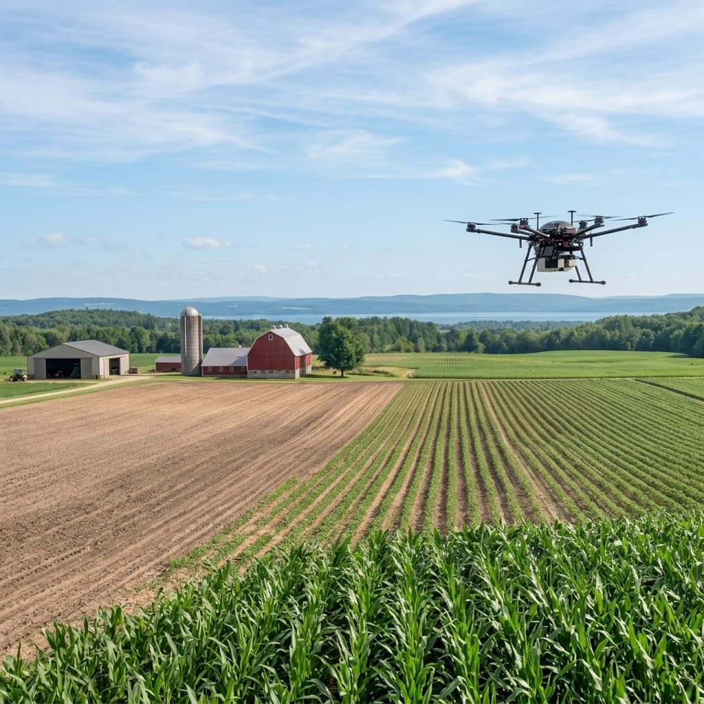 Drone over Northern Michigan
